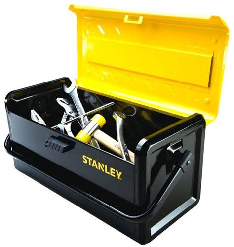 stanley 22 inch metal tool box|stanley big space metal toolbox.